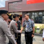 Abdul Aziz Kepala Rutan Sukadana Hadiri Kunker Polda Lampung di Polres Lamtim