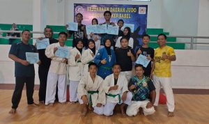 Bripka Jaka Bangga Babar Raih Juara II Kejurda Judo di Pangkalpinang