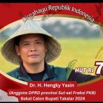 Dr. H. Hengky Yasin Beri Ucapan Hut Kemerdekaan RI ke-78
