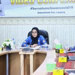 Kadis Perindustrian dan Perdagangan Provinsi Lampung Ikuti Rakor Pengendalian Inflasi Daerah Secara Virtual
