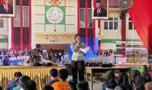 Goes To School ke SMA Negeri 1 Toboali, Polwan Polres Basel Ajak Pelajar Bijak Bermedsos