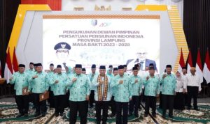 Gubernur Lampung Dinobatkan Jadi Ketua PPI Lampung