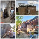 Cepat tanggap, Lurah Maradekaya Tinjau Rumah warga yang di Terjang Angin Puting Beliung