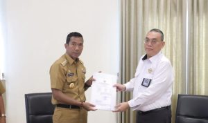 Pj Gubernur Suganda Terima Tim Pemeriksaan Kinerja Pendahuluan Atas Pengelolaan Mandatory Spending dan Penerimaan Daerah