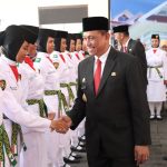 Kukuhkan 70 Anggota Paskibraka Kabupaten Wajo Tahun 2023, Amran Mahmud Apresiasi Seluruh Pihak