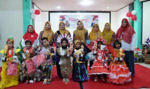 Ratusan Anak PAUD Meriahkan HUT ke-78 RI di Takalar 