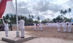 Pemerintah Pasimarannu Gelar Upacara Pengibaran Bendera Merah Putih !