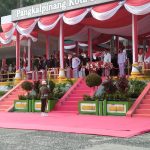Penurunan Bendera Pusaka Berjalan Lancar, Ini Pesan Wakil Wako Pangkalpinang 
