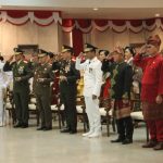 Forkopimda Kep. Babel Ikuti Upacara HUT RI ke-78 di Istana Negara Secara Virtual