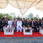 Wali Kota Cilegon Helldy Agustian Penuh Semangat Memimpin Upacara HUT RI ke-78