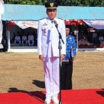 Camat Marbo Menjadi Inspektur Upacara Pada Perayaan HUT RI ke-78 di Lapangan Mangadu