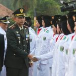 Dandim 0429/Lamtim Berikan Ucapan kepada Anggota Paskibraka