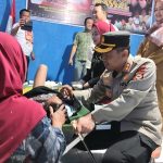 Kapolres Takalar Kunjungi Sunatan Massal di Kantor PWI Takalar