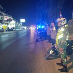 Pastikan Lamtim Kondusif, Personil Gabungan TNI-Polri Gelar Patroli Bersama
