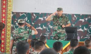 Berikan Jamdan, Dandim 0429/Lamtim Sampaikan Entry Briefing Pangdam II/Swj