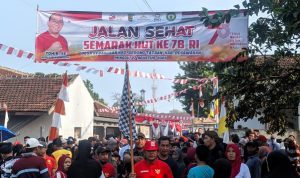 Ribuan Masyarakat Desa Kebagusan Ramaikan Jalan Seha