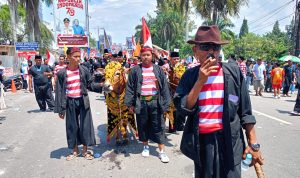 Kesenian Khas Madura Ramaikan Karnaval HUT RI ke 78 di Pangkalpinang