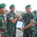 Berikan Penghargaan Prajurit, Dandim : Jangan Lelah Berbuat Baik