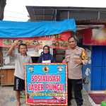 Bhabinkamtibmas Jajaran Polres Metro Sosialisasi Saber Pungli ke Masyarakat
