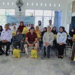 Ketua LKKS Provinsi Lampung Riana Sari Arinal Hadiri Penyerahan Bansos di Yayasan Citra Baru Perum Korpri-Sukarame