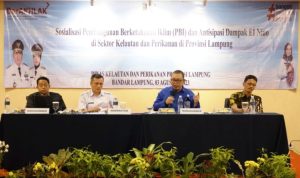 Dinas Kelautan dan Perikanan Prov Lampung Gelas Sosialisasi PBI Antisipasi Dampak El Nino