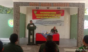Kodim 0623/Cilegon Menggelar Peningkatan Kemampuan Apkowil