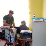 Babinsa Koramil 2303/Pulomerak, Puan Ter Pengecekan dan Pendataan Administrasi Penduduk