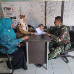Babinsa Koramil 2305/Cinangka, Puan Ter Pendataan Anak Stunting