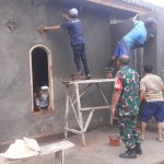 Babinsa Koramil 2304/Anyer, Karbak Pemelasteran Mushola