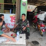 Babinsa Koramil 2304/Anyar, Komsos Membahas Tentang Kenakalan Remaja