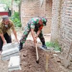 Babinsa Koramil 2304/Anyer, Karbak Pemadangan Hebel