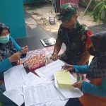 Babinsa Koramil 2301/Cilegon, Puan Ter Mendata Masyarakat Kurang Mampu