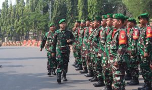 Kodim 0623/Cilegon Gelar Apel Pasukan Gabungan Siaga 1 KTT Asean ke-43 Tahun 2023