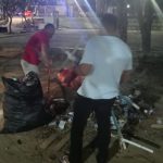 Banyak Sampah Berserakan di Wilhelmina Park Pangkalpinang, Petugas Kebersihan DLH: Tolonglah Sampahnya Jangan Dibiarkan