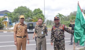 Pj Gubernur Kepulauan Babel Lepas Peserta Kirab Bendera NU dan Merah Putih