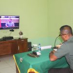 Kodim 0429/Lamtim Ikuti Pengarahan Panglima TNI Secara Virtual