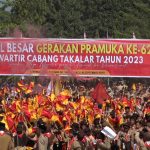 Pj. Bupati Takalar Pimpin Apel Besar Hari Pramuka Ke-62 Tahun 2023 