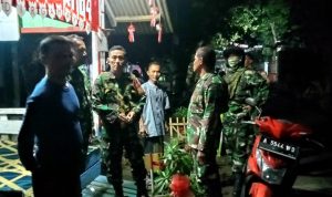 Koramil 2305/Cinangka Melaksanakan Patroli Keamanan Rutin di Wilayah
