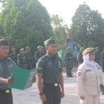 Gelar Upacara Bendera Bulanan, Irup Bacakan Amanat Pangdam II/Sriwijaya