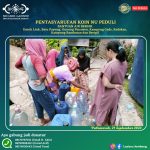 LAZISNU Kecamatan Jombang dan PAC GP Ansor Kecamatan Pulomerak Berikan Bantuan Air Bersih Pada Masyarakat
