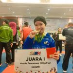 Nashiwa Heriyanto Atlet KKI 02SN Tingkat Nasional Asal Bandar Lampung Sabet Medali Emas
