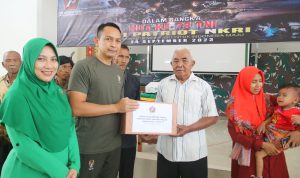 Bhaksos Kesehatan Kodim 0429/Lamtim dalam Rangka HUT TNI ke-78