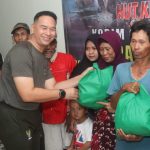 Dandim 0623/Cilegon Dampingi Danrem 064/MY Kegiatan Senam Bersama Hingga Bakti Kesehatan Dalam Rangka HUT TNI ke 78