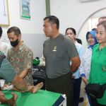 Sambut HUT TNI ke-78, Korem 045/Gaya Gelar Bakti Kesehatan dan Bakti Sosial