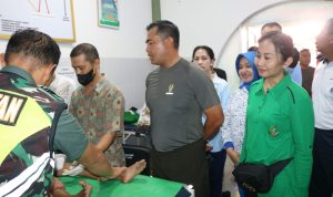 Sambut HUT TNI ke-78, Korem 045/Gaya Gelar Bakti Kesehatan dan Bakti Sosial