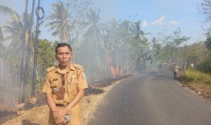 Diduga Akibat Puntung Rokok Jalan Kedondong Pardasuka Dilalap Api
