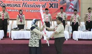 Chusnunia Chalim Lepas Kontingen Raimuna Nasional XII Provinsi Lampung