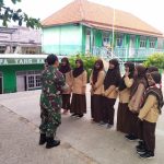 Babinsa Koramil 2307/Ciwandan, Bintahwil Memberikan Materi PBB Dasar