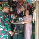 Babinsa Koramil 2307/Ciwandan, Puan Ter Pendataan Jumlah DPT