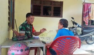 Babinsa Koramil 2306/Mancak, Komsos Membahas Siskamling